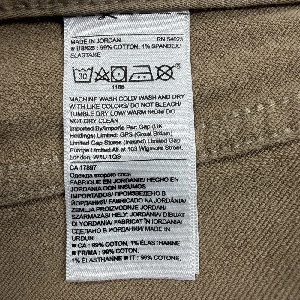 Banana Republic Traveler Pants 35 x 32 Slim Fit Khaki Stretch‎ Chino Men's Beige